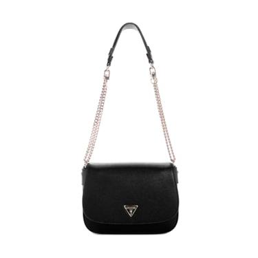 Imagem de GUESS Bolsa de ombro com aba Fedora, Preto, One Size