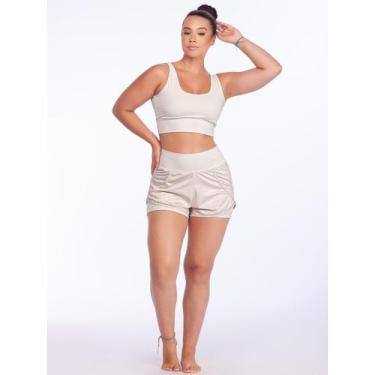 Imagem de Conjunto De Beach Tennis Top E Short Tecido Leve Para Corrida, Bike To