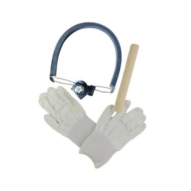 Imagem de UGPLM Conjunto de ferramentas de corte de borracha para tênis de mesa com luvas, barra de pressão, design de fivela rotativa profissional, ajuste de