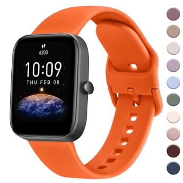 Imagem de AK Pulseira para Amazfit GTS 4/GTS 4 Mini/GTS 3/GTS 2/GTS 2e/GTS 2 mini/GTS/GTR mini, pulseira esportiva macia de 20 mm para relógio inteligente Amazfit Bip 3/Bip 3 Pro/Bip U Pro/Bip/Bip Lite/Bip