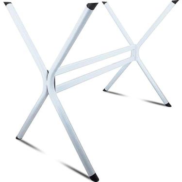 Imagem de Base de Mesa Escócia para Tampo Retangular de até 1,20m x 0,80 - branco