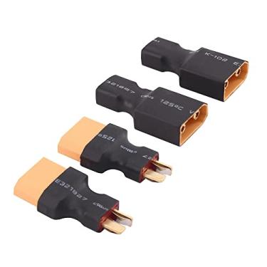 Imagem de OliRC 4 peças XT90 para T-Plug Deans estilo macho fêmea RC conector adaptador (C164-4)