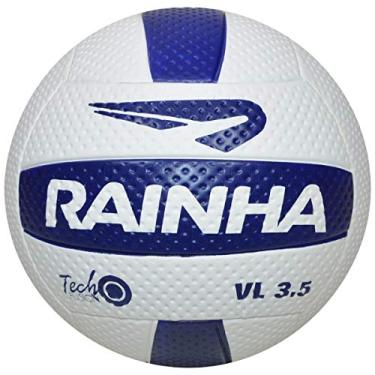 Imagem de Bola Rainha Volei 3.5 Branca e Azul