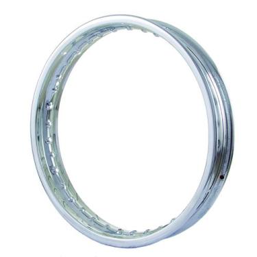 Imagem de Aro De Roda Dianteiro 17 x 140 Moto Honda Biz Pro Tork, CROMADO, BIZ /