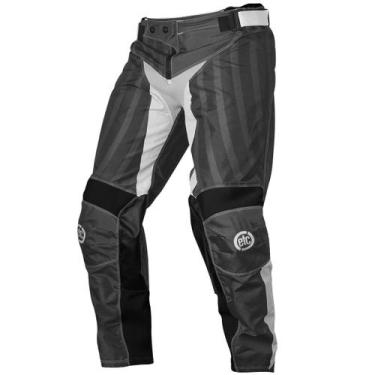 Imagem de Calça Motocross Trilha Enduro Etceter Fuse 2022, PRETO - BRANCO, 48