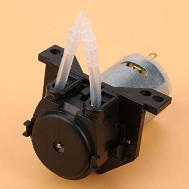 Imagem de Domary Bomba de Dosagem Pequena 1 * 3 Tubo de Gel Com Fonte de Alimentação de Comutação para Análise Química do Laboratório de Aquário, Auto-formação, Sem Válvulas e Focas para (12V 2 * 4)