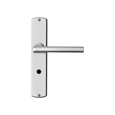 Imagem de Fechadura Banheiro 40 Mz180 Espelho Cromado Acetinado Papaiz, Cromado 