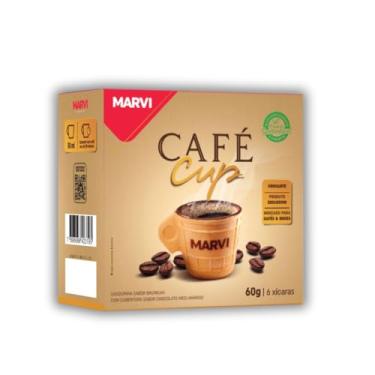 Imagem de Xícara Casquinha com Chocolate Café Cup c/6