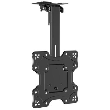 Imagem de WALI Suporte embaixo do armário para Echo Show 21, Echo Show 15, suporte de teto ajustável em altura economiza espaço, suporte de montagem dobrável para Echo Show 21, Echo Show 15, comporta até 20 kg