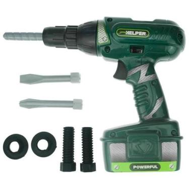 Imagem de Brinquedo Kit De Ferramentas Infantil Parafusadeira E Furadeira - toys