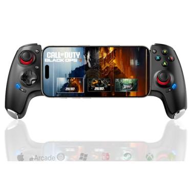 Imagem de Megadream Mobile Phone Controller for iPhone/Android/iPad/Tablet - Switch/PC - Cloud Game - Turn Your Phone into a Gaming Console - PS4/PS5/Xbox Remote Play Streaming, Call of Duty & More, Turbo/Macro