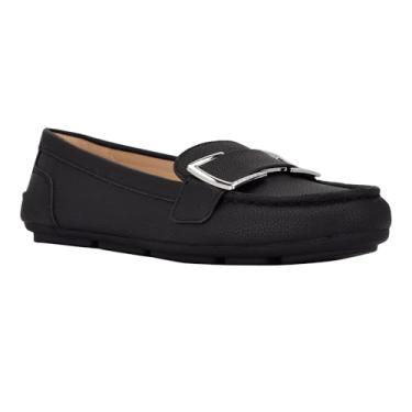 Imagem de Calvin Klein Mocassim feminino Lydia, Preto 002, 8 Wide