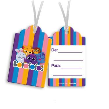 Imagem de Tag Moldura Bolofofos C/8 Festcolor