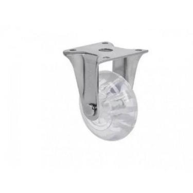 Imagem de Rodizio Fixo Para Carrinhos E Móveis Roda Gel Flap 210 Mf - Movifacil