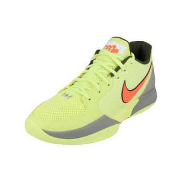 Imagem de Nike Tênis de basquete Ja 2 (FD7328-701, limão claro/exército claro/cáqui cargo/laranja total), Torção limão claro/exército claro/cáqui cargo/laranja total, 40 BR