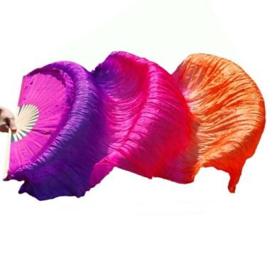 Imagem de Véu Fan em Poliéster Véu Leque Degrade Cores Dança do Ventre - VFAN-P0