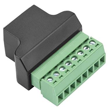 Imagem de AYNEFY Adaptador de Conversão Cabeça de Conversão RJ45 Adaptador de Parafuso Conector de Parafuso de de 8 Pinos Extender Ethernet Extender CCTV Digital DVR de Extensão de Sinal de Rede