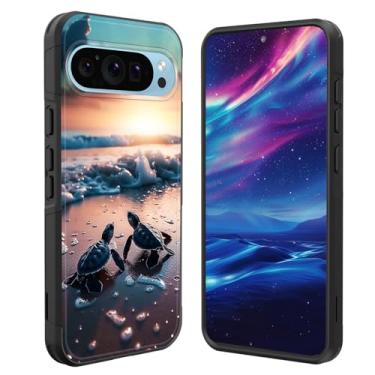 Imagem de GFEWYTJYJ Capa para Pixel 10 Pro XL, [proteção contra quedas de grau militar] Capa de telefone antiderrapante resistente à prova de choque para Google Pixel 10 Pro XL de 6,8 polegadas 2025, tartarugas