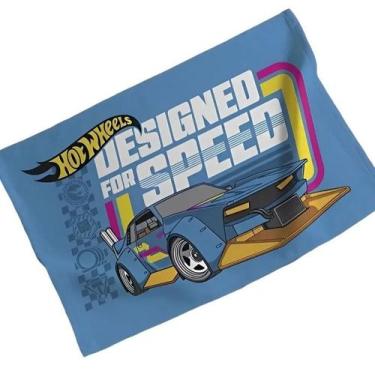 Imagem de Kit 2 Toalhas p/ Lancheira Estampada 45x65cm Dohler, Hot wheels 01