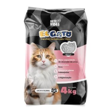 Imagem de Areia Higiênica para Gatos EL Gato Linha Primium Anti Odor 100% Natural (Floral - 4kg)