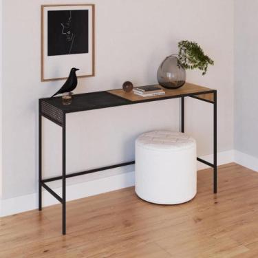 Imagem de Aparador Industrial York 120 cm - Vermont/Preto - Artesano, Marrom