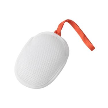 Imagem de ＫＬＫＣＭＳ Saco de sabonete de malha com cordão para banho, férias, compacto, viagem de negócios, acampamento, portátil, armazenamento de mensagens, bolsa de, Branco