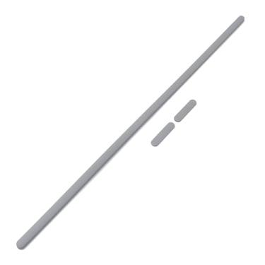 Imagem de HSSDTECH Tira de borracha antiderrapante de silicone inferior para Lenovo ideapad 5-15IIL05 81YK, 5-15ARE05 81YQ, 5-15ITL05 82FG, 5-15ALC05 82LN, 5 15IAL7 82SF,5 15ABA7 82SG GS555SG 7 (prata)