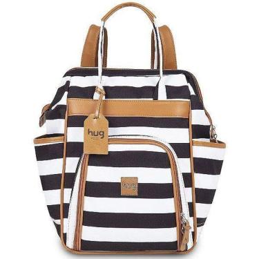Imagem de Mochila De Maternidade Hug Multifuncional Londres Listrado