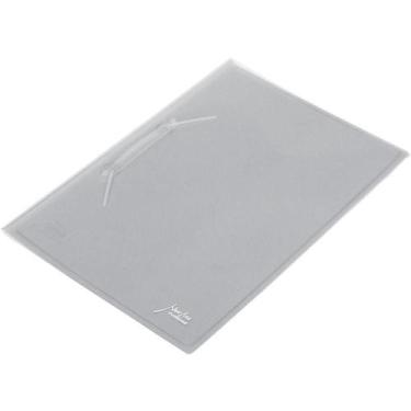 Imagem de Pasta Grampo Trilho Plastica Oficio Cristal SOFT - Polibras