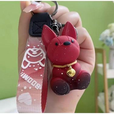 Imagem de Chaveiro Pingente Cachorro Galaxy Red 6cm Resina