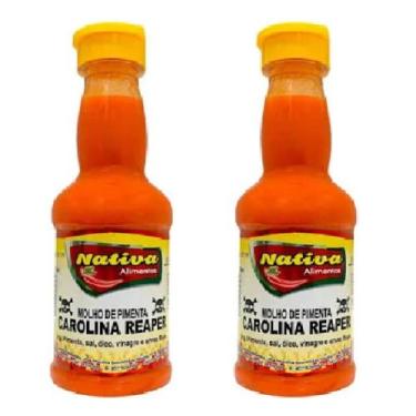 Imagem de Molho de Pimenta Carolina Reaper 150 Ml Nativa 2 unidades