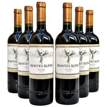 Imagem de Vinho Montes Alpha Malbec  Kit Com 6 Garrafas  Oferta - Viña Montes