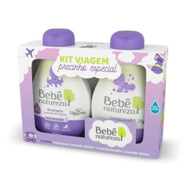 Imagem de Kit Viagem Shampoo 120ml + Condionador 100ml - Lavanda Bebê Natureza