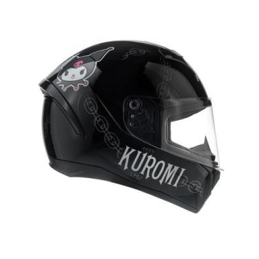 Imagem de Capacete Peels Spike 2 Kuromi Chain, Preto com Pink, 60
