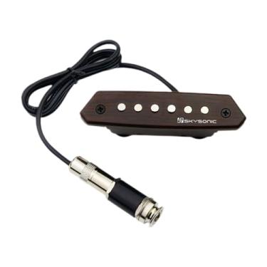 Imagem de Fenteer Acessório de Guitarra Elétrica com Captador Passivo de Bobina Dupla E Amplificador de Substituição