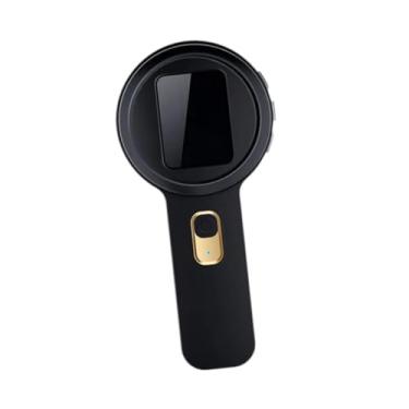 Imagem de menolana Microscópio infantil, auxílio didático para microscópio portátil, mini lupa de bolso para crianças de 4, 5, 6, 7 e 8 anos, Preto