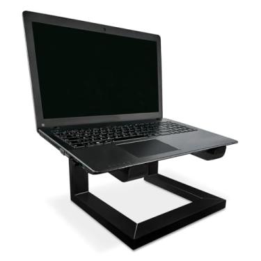 Imagem de Suporte para Notebook Laptop Macbook Stand Dj em Aço - Preto