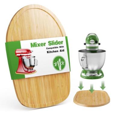 Imagem de Mixer Slider GuanQiao Food-Grade Bamboo para KitchenAid 4,5-5 Qt