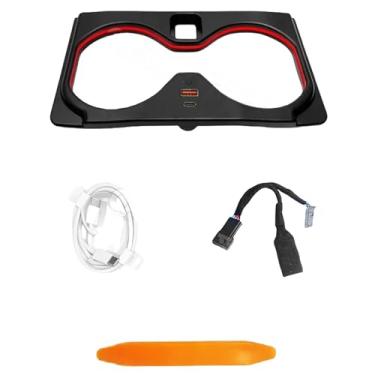 Imagem de Suporte de copo de console central de 45 W, adequado para BMW G05 X5 G06 X6 X7 2019-2024