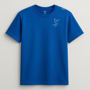 Imagem de Camiseta Beach Tennis de Algodão Egípcio e Poliamida com Proteção UV -