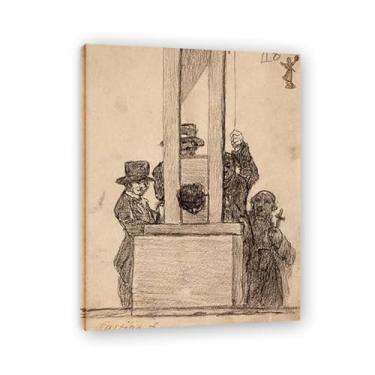 Imagem de Impressão em tela romântica espanhola The Sorrow Of FranceFrancisco De Goya - Obra-prima do influente pintor romântico 39,9 x 52 cm emoldurado