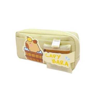 Imagem de Estojo de lápis fofo em tecido Oxford de grande capacidade em estilo INS