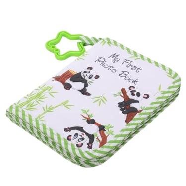 Imagem de SPYMINNPOO Álbum de Fotos do bebê Livro de Pano Macio, 17 Páginas 4 X 6 Polegadas Primeira Lembrança de Memória Com Mordedor de Espelho de Segurança para Desenvolvimento Sensorial Infantil (14*18CM)