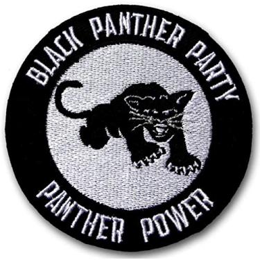 Imagem de PatchClub Black Panther Party Patch - Patch Panther Power Passar a ferro on/costurar bordado, Preto, 3 inches, 1