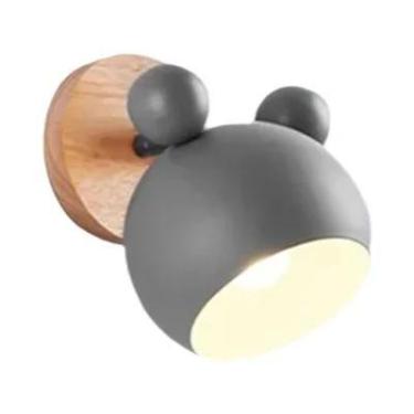 Imagem de Luminária De Parede LED Mickey Nórdica E27 Moderna Criativa Para Quart