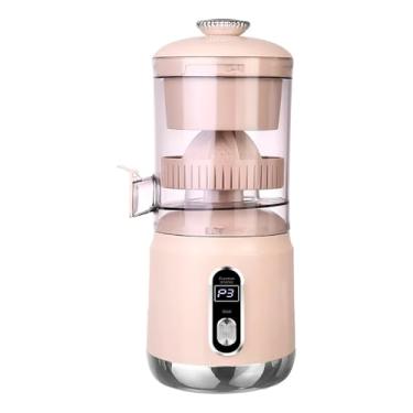 Imagem de Espremedor de Frutas Portátil, Rosa, 850ml, Motor 125W, Bateria 2400mAh, Display Digital, Material ABS, 28cm x 12cm, Cabo USB Incluso