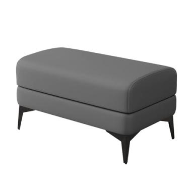 Imagem de uhyOHF Organizador de bancos de armazenamento de sapatos, banco de entrada, banco otomano, banco de extremidade da cama, apoio para os pés estofado de entrada, para entrada, corredor, sala de reuniões