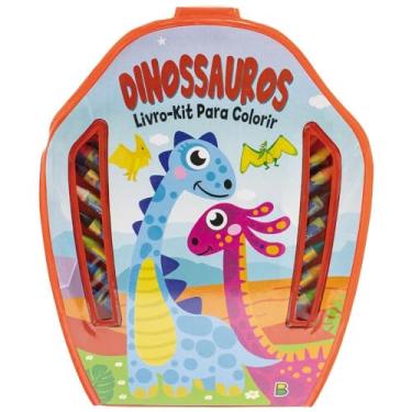 Imagem de Livro-Kit Para Colorir: Dinossauros