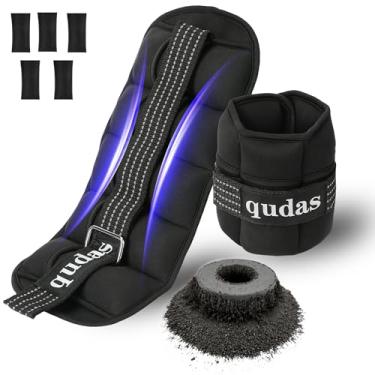 Imagem de Qudas Colete ponderado de marca alemã para mulheres e homens, 4,5 kg/5,4 kg/7,3 kg/colete de peso com listras refletivas para treino, treinamento de força, corrida, fitness, musculação, perda de peso