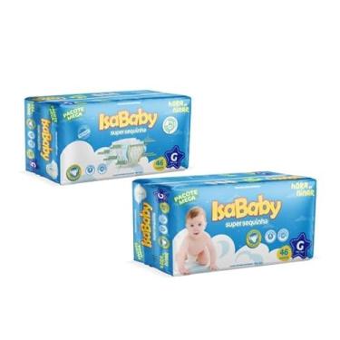 Imagem de FRALDA ISABABY SUPER SEQUINHA MEGA G 46 UNIDADES